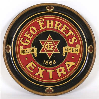 Geo. Ehrets Extra Draught Beer Tray